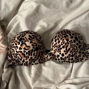 Vintage Victoria secret strapless push up bra 36b